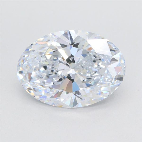 5.40 Carat Oval Cut Lab Diamond