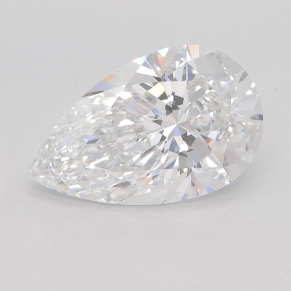 3.32 Carat Pear Cut Lab Diamond