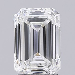 2.12 Carat Emerald Cut Lab Diamond