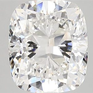 3.22 Carat Cushion Cut Lab Diamond