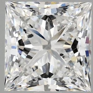 2.75 Carat Princess Cut Lab Diamond