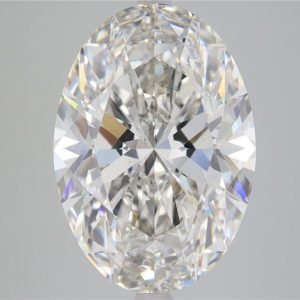 7.47 Carat Oval Cut Lab Diamond
