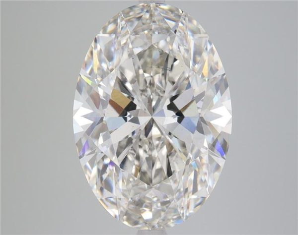 7.47 Carat Oval Cut Lab Diamond