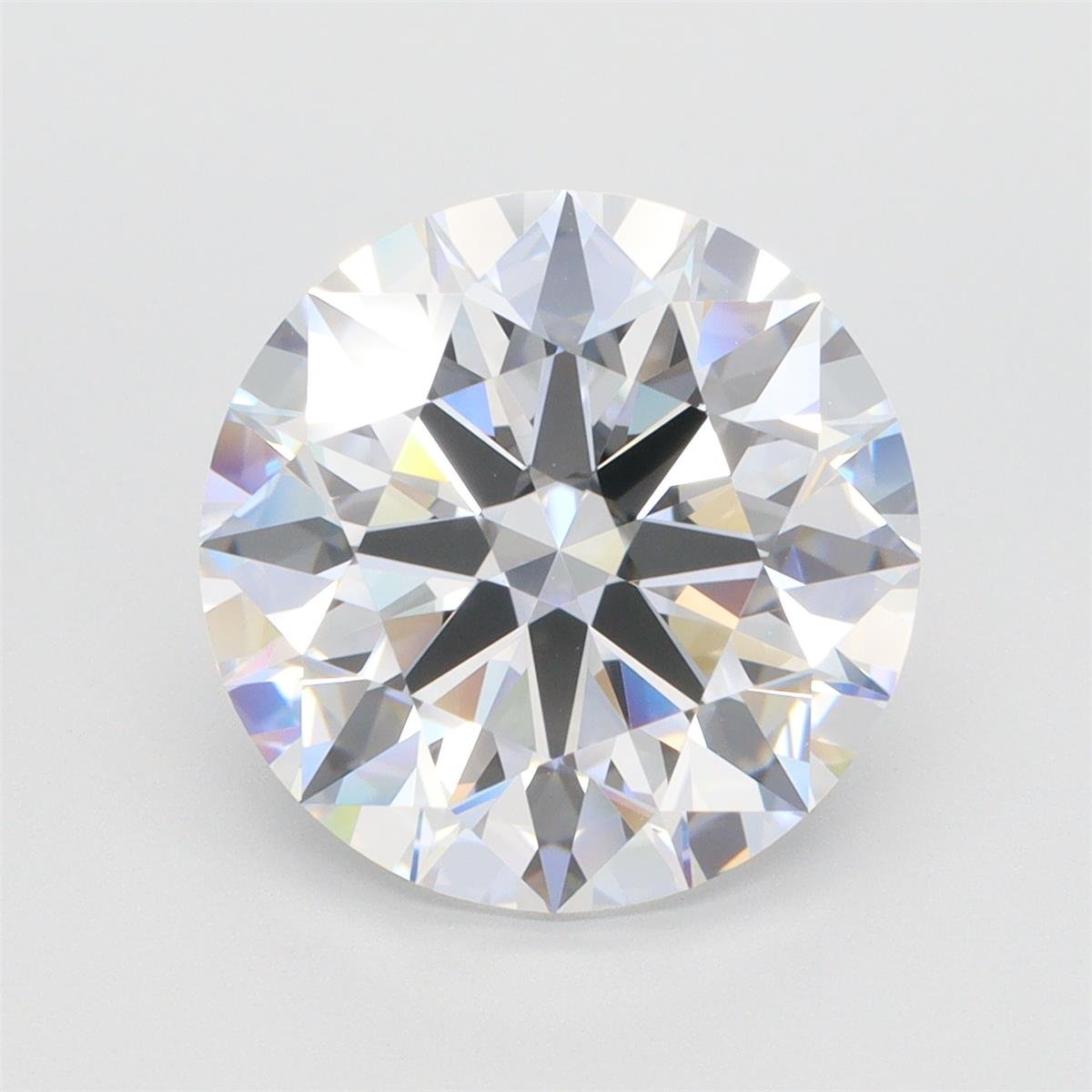 6.30 Carat Round Cut Lab Diamond