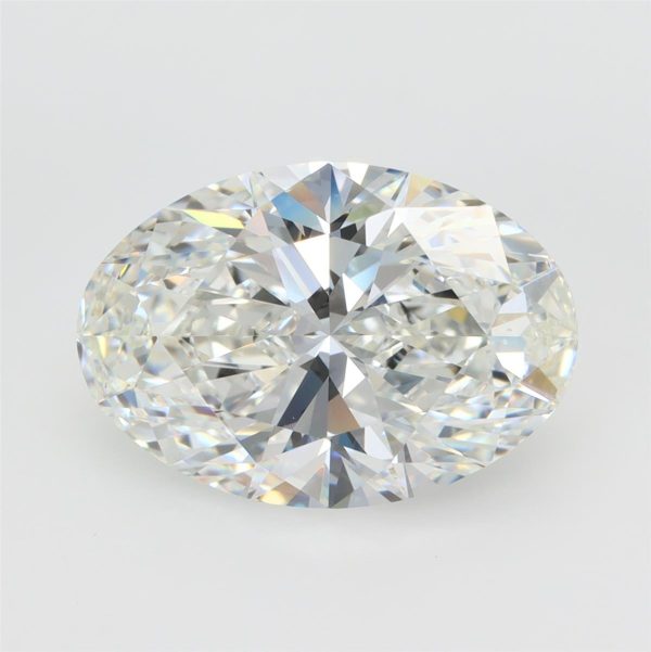 5.25 Carat Oval Cut Lab Diamond