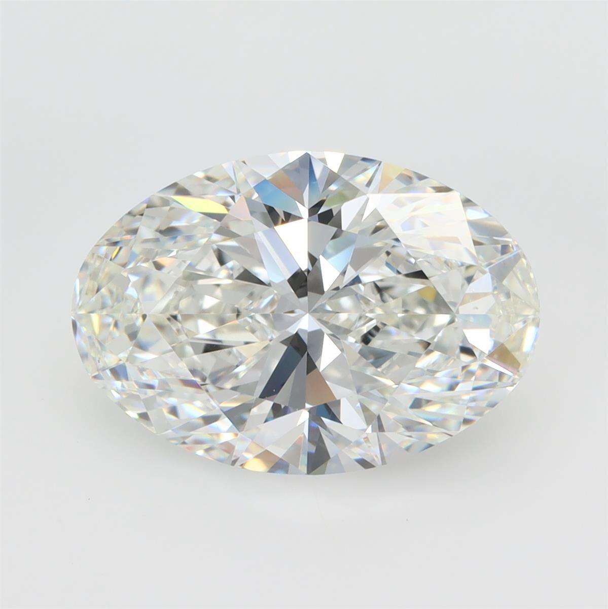 5.25 Carat Oval Cut Lab Diamond