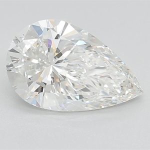 1.60 Carat Pear Cut Lab Diamond