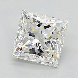1.64 Carat Princess Cut Lab Diamond