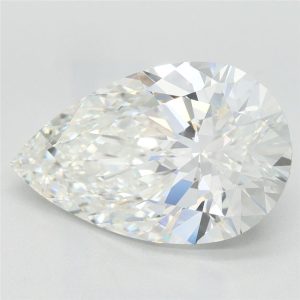 3.66 Carat Pear Cut Lab Diamond