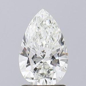 1.46 Carat Pear Cut Lab Diamond