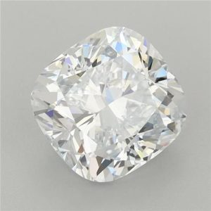 3.02 Carat Cushion Cut Lab Diamond