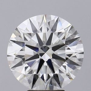 6.39 Carat Round Cut Lab Diamond