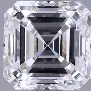 1.53 Carat Asscher Cut Lab Diamond