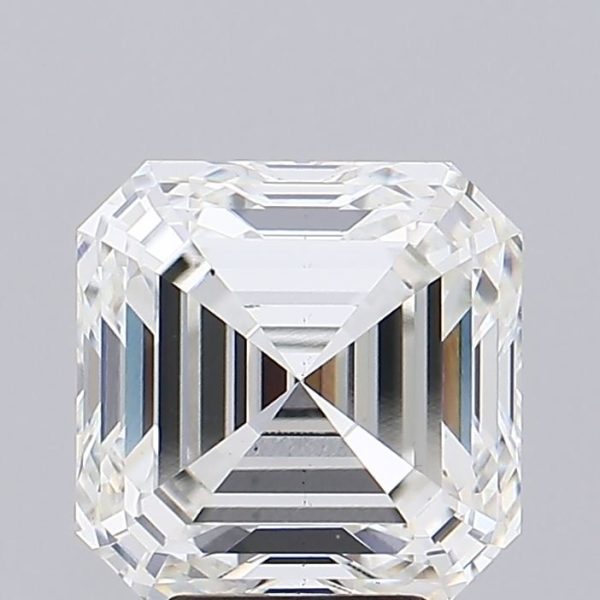 6.00 Carat Asscher Cut Lab Diamond