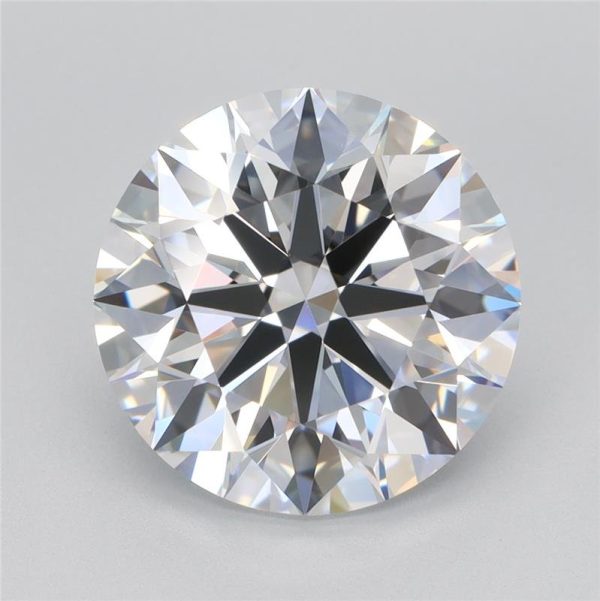 3.63 Carat Round Cut Lab Diamond