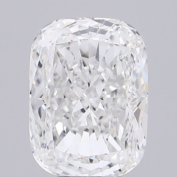 5.48 Carat Cushion Cut Lab Diamond