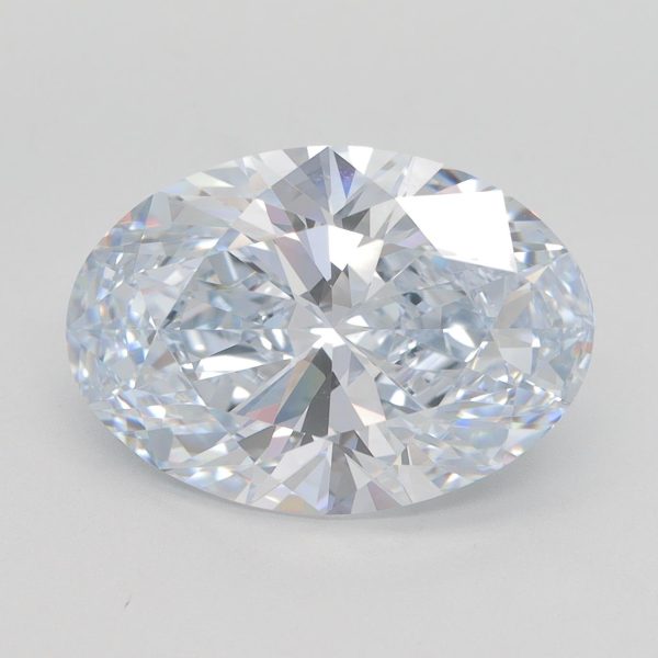 5.76 Carat Oval Cut Lab Diamond