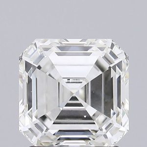 1.74 Carat Asscher Cut Lab Diamond