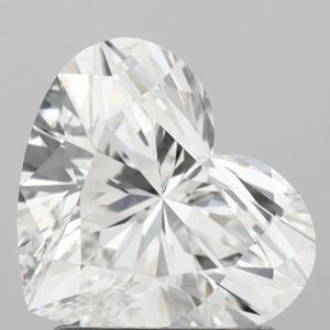 1.34 Carat Heart Cut Lab Diamond