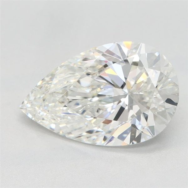 1.70 Carat Pear Cut Lab Diamond