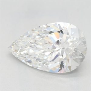 1.66 Carat Pear Cut Lab Diamond