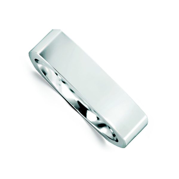 Flat Euro Comfort Fit (3Mm)Wedding Band 18K White Gold (Setting Price)