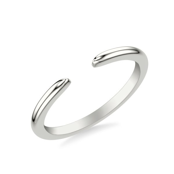 Lexi High Polished Open Wedding Band Platinum (Setting Price)