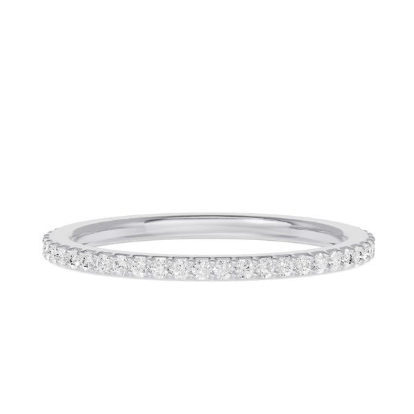 Shared Prong Lab Eternity  (.33ct. tw.)Wedding Band Platinum (Setting Price)
