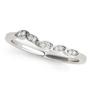 Tesee Nature Wedding Band Platinum (Setting Price)