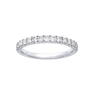 Princess-Cut French Pav? Diamond  (.75 ct. tw.)Wedding Band Platinum (Setting Price)