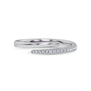Whisper Wrap Lab Pav? RingWedding Band Platinum (Setting Price)