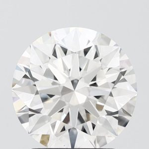 2.42 Carat Round Cut Lab Diamond