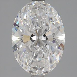 3.26 Carat Oval Cut Lab Diamond