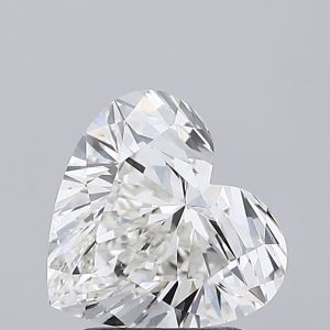 1.65 Carat Heart Cut Lab Diamond