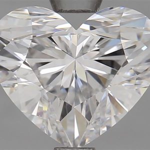 1.37 Carat Heart Cut Lab Diamond