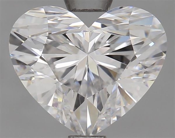 1.37 Carat Heart Cut Lab Diamond