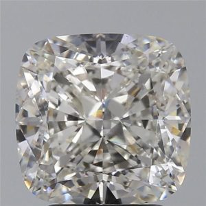 3.33 Carat Cushion Cut Lab Diamond