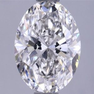1.37 Carat Oval Cut Lab Diamond