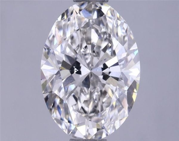 1.37 Carat Oval Cut Lab Diamond