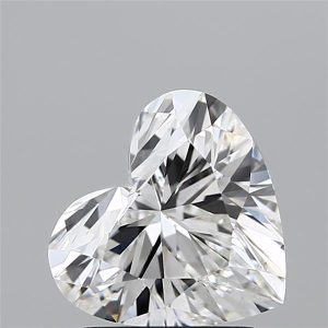 1.70 Carat Heart Cut Lab Diamond