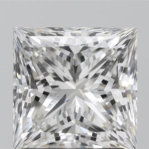 2.10 Carat Princess Cut Lab Diamond