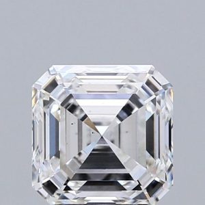 2.10 Carat Asscher Cut Lab Diamond