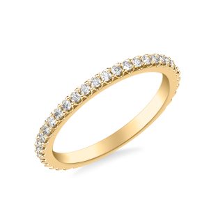 Raquel Pav? Diamond Wedding Band 14K Yellow Gold (Setting Price)