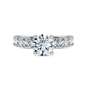 Jules Classic Lab Engagement Ring (1.33ct. tw.) - 14K White Gold (Setting Price)
