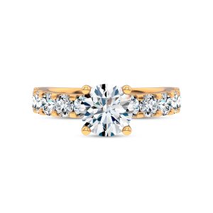 Jules Classic Lab Engagement Ring (1.33ct. tw.) - 18K Yellow Gold (Setting Price)