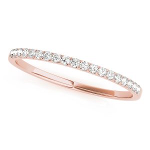 Elizabeth Wedding Band 14K Rose Gold (Setting Price)
