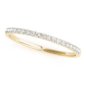 Elizabeth Wedding Band 14K Yellow Gold (Setting Price)