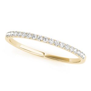 Kylie Wedding Band 14K Yellow Gold (Setting Price)
