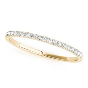 Iggy Wedding Band 18K Yellow Gold (Setting Price)