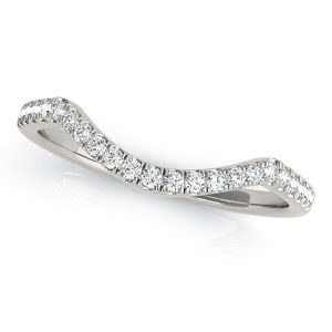 Karina Wedding Band 18K White Gold (Setting Price)